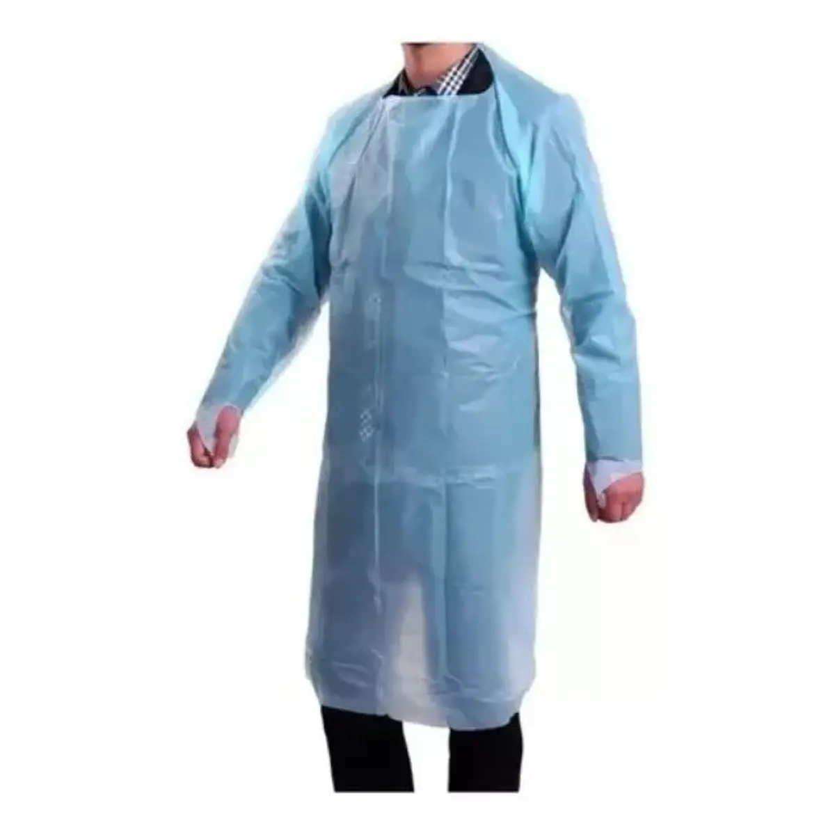 Pechera Plástica c/Manga y Ojal Pack 10 Cranberry (AAPECHOJ) – FASMED.cl