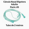 Cánula Nasal Bigotera Adulto | Pack x10 | Oxigenoterapia Médica