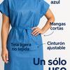 Bata de Paciente Desechable SMS Azul | Talla Única | Uso Clínico y Estético-insumos-medicos-despacho