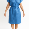 Bata de Paciente Desechable SMS Azul | Talla Única | Uso Clínico y Estético-insumos-medicos-despacho