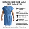 Bata de Paciente Desechable SMS Azul | Talla Única | Uso Clínico y Estético-insumos-medicos-despacho