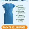 Bata de Paciente Desechable SMS Azul | Talla Única | Uso Clínico y Estético-insumos-medicos-despacho
