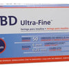 Jeringa Insulina BD Ultra-Fine 0,5 mL 31G x 6 mm | Caja x 100 Unidade-insumos-medicos-despacho