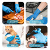 Guantes De Nitrilo Caja 100 Unid. Talla S Color Celeste-insumos-medicos-despacho