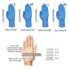 Guantes De Nitrilo Caja 100 Unid. Talla S Color Celeste-insumos-medicos-despacho