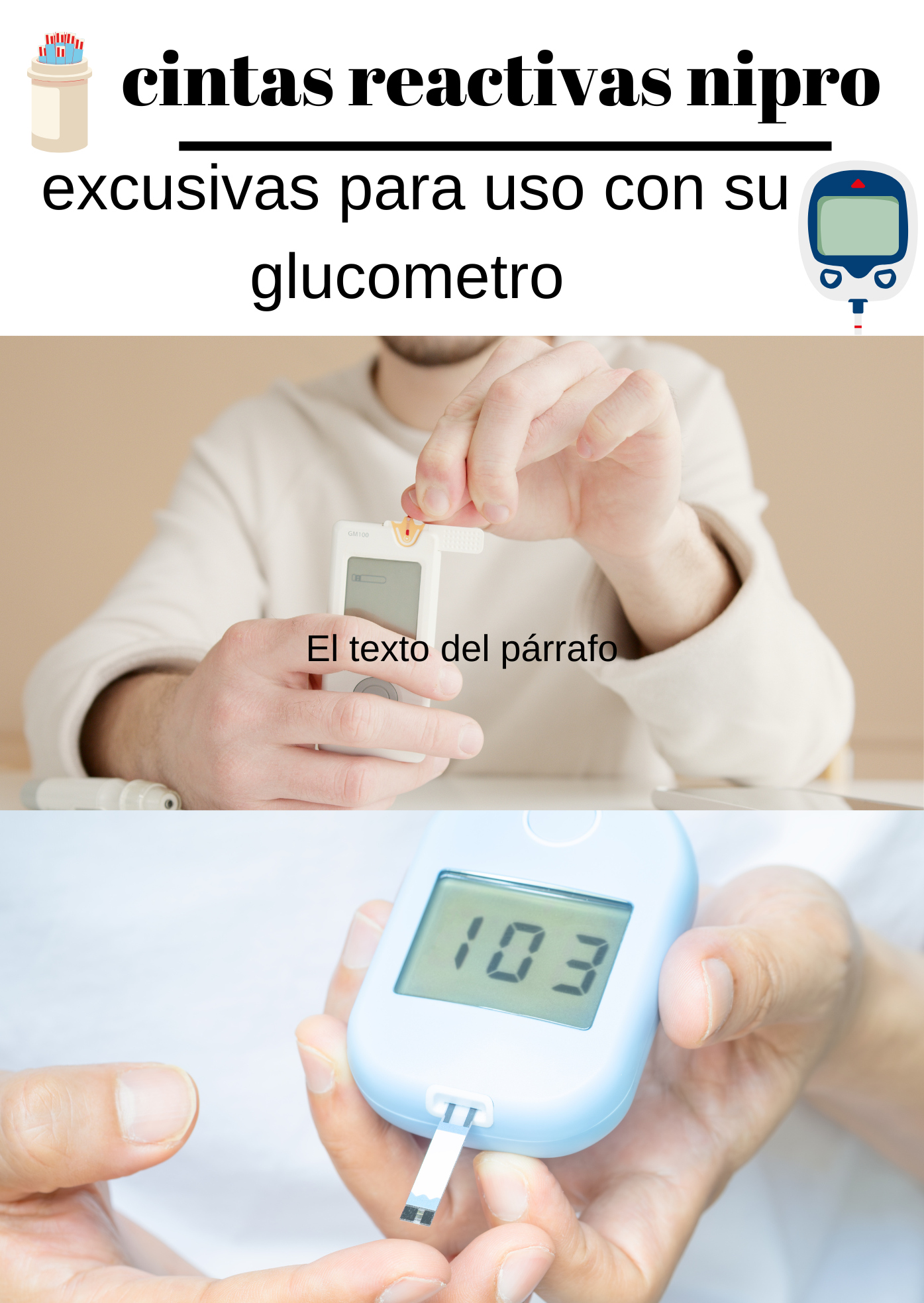 Tiras Reactivas Nipro Premier para Glucómetro | Pack x50 Unidades | GDH-FAD Alta Precisión-insumos-medicos-despacho