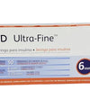 Jeringa Insulina BD Ultra-Fine 0,5 mL 31G x 6 mm | Caja x 100 Unidade tubo-de-muestras-insumos-mascarillas-guantes quirurgicos