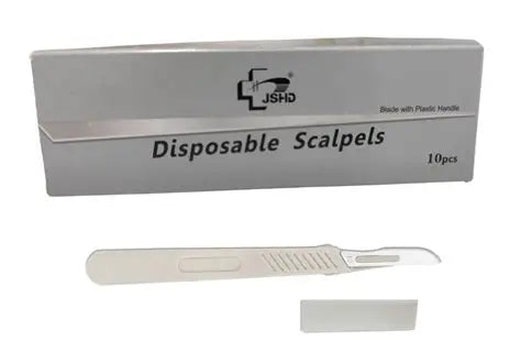 Hoja Bisturí c/Mango Estéril N° 20 Caja 10 Reutter – FASMED.cl