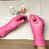 Guantes Nitrilo Rosado Sin Látex – Caja 100 unid (XS a XL)