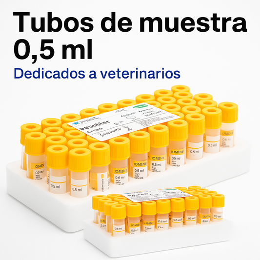 Tubo Tapa Amarilla 0,5 ml Gel Activador Coágulo - Pack 50 Unid | Impromini tubo-de-muestras-insumos-mascarillas-guantes quirurgicos