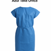 Bata de Paciente Desechable SMS Azul | Talla Única | Uso Clínico y Estético-insumos-medicos-despacho