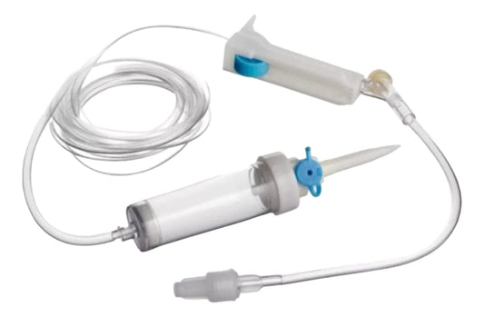 FASMED.CL Set Administración Macrogoteo 20g Set Administración Macrogoteo 20g/ml-bajada De Suero X25 Un.