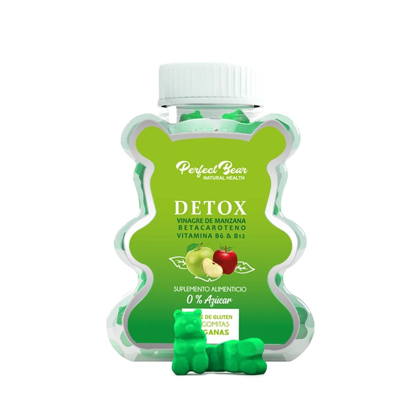 Detrox Vinagre de Manzana + Vitaminas B6 y B12 60 Gomitas – FASMED.cl