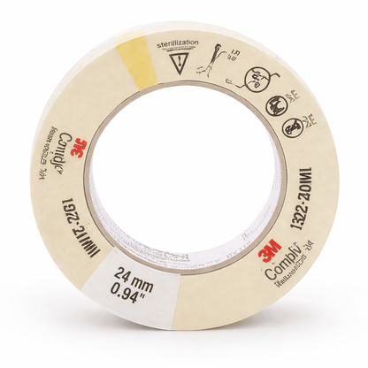 3M Cinta indicadora Rollo 50 m Cinta Autoclave 3M 12mm x50m | Indicador Esterilización