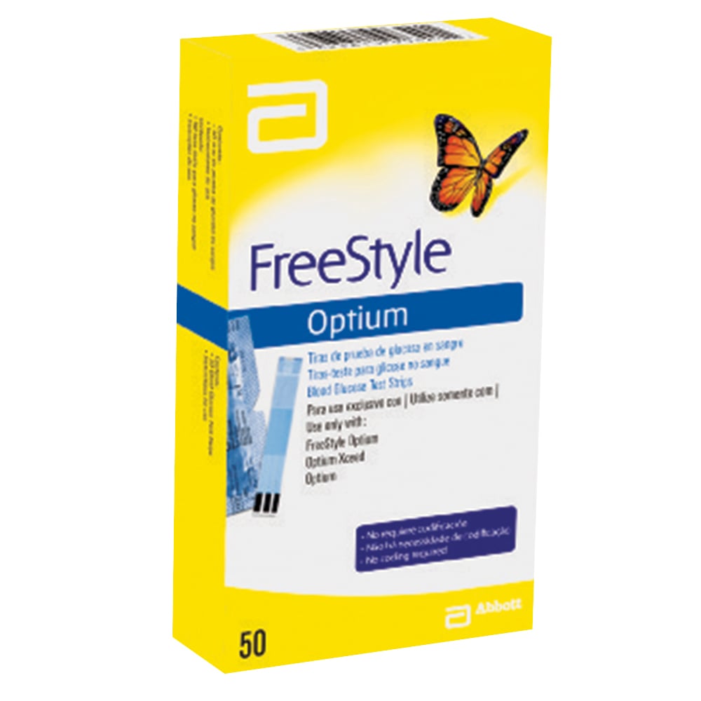 Tiras Reactivas (Cintas) FreeStyle Optium x50 – FASMED.CL