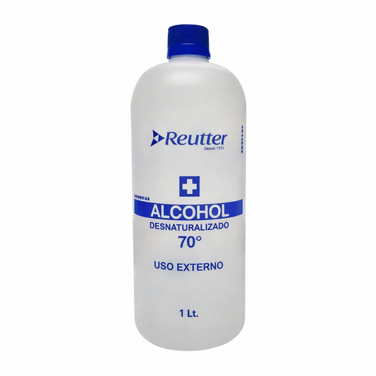Alcohol Desnaturalizado 70° 1 Litro  Reutter – FASMED.cl
