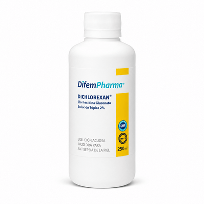 Clorhexidina 2% Solución Tópica 250 ml Dichlorexan DifemPharma