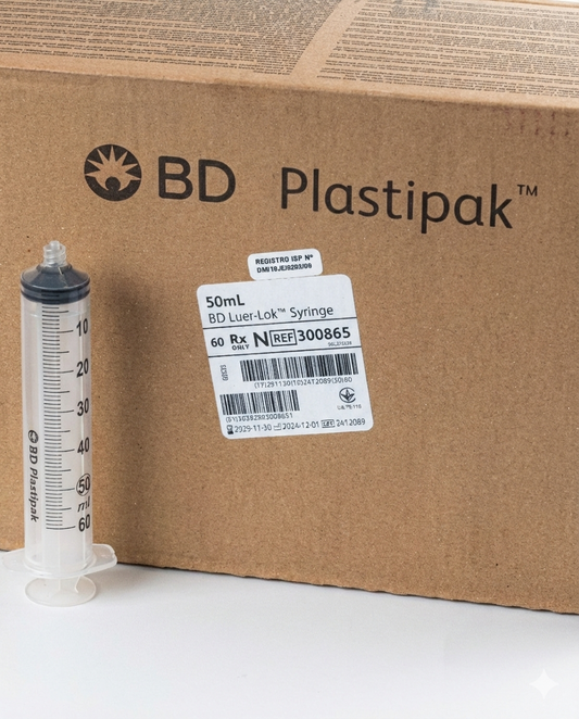 Jeringa 60ml Luer Lock BD Plastipak CAJA 60 UNI  Alimentación Enteral