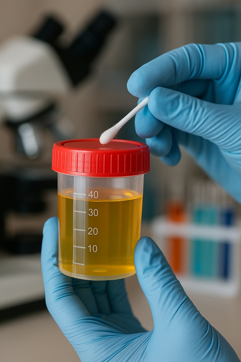 Frasco Estéril Orina 60 ml Tapa Roja  Caja 500 SV – FASMED.cl