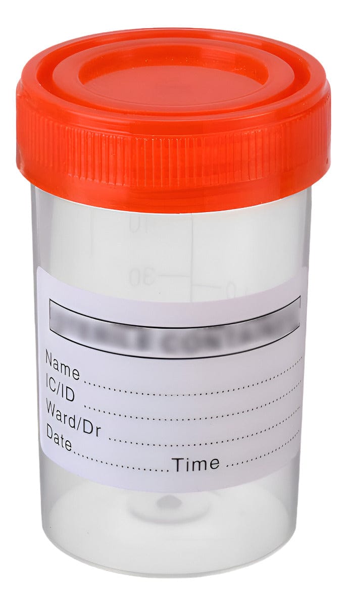 FASMED.CL Frasco Recolector De Orina Estéril 60ml - 50unidades