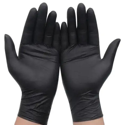 FASMED.CL Guantes de Nitrilo Negro XS Guantes de Nitrilo Negro Sin Polvo | Caja x 100 unidades – Alta Resistencia y Protección Médica