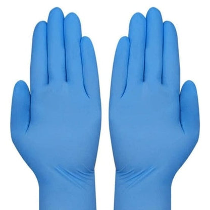 FASMED.CL Guantes de Nitrilo XS Guantes de Nitrilo Celeste – Tallas XS a XL – Caja x100