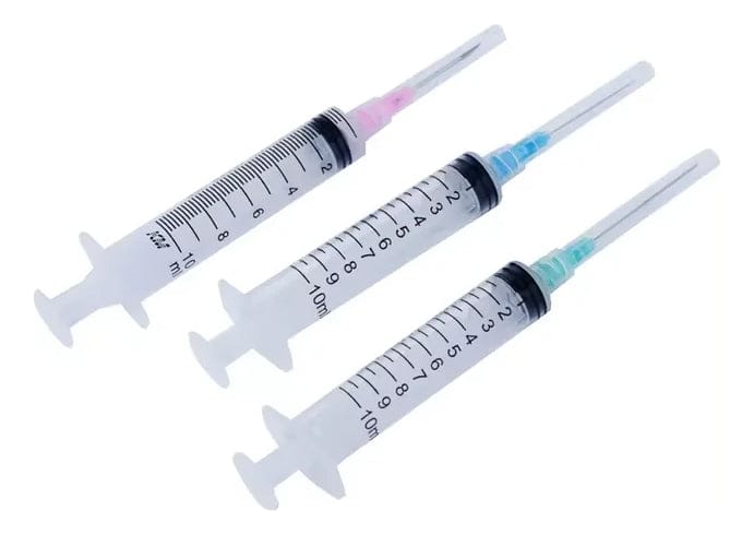 FASMED.CL Jeringa Desechable Luer Lock 10ml Nipro 21g X 1 1/2 Caja100u