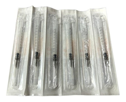 FASMED.CL Jeringa Tuberculina 1 Ml Luer Slip 27g * 1/2 1ml Cranberry