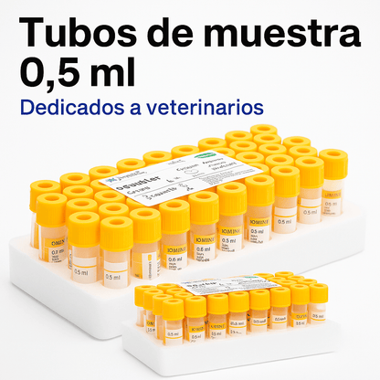 FASMED.CL Tubo Tapa Amarilla 0,5 ml Tubo Tapa Amarilla 0,5 ml Gel Activador Coágulo - Pack 50 Unid | Impromini
