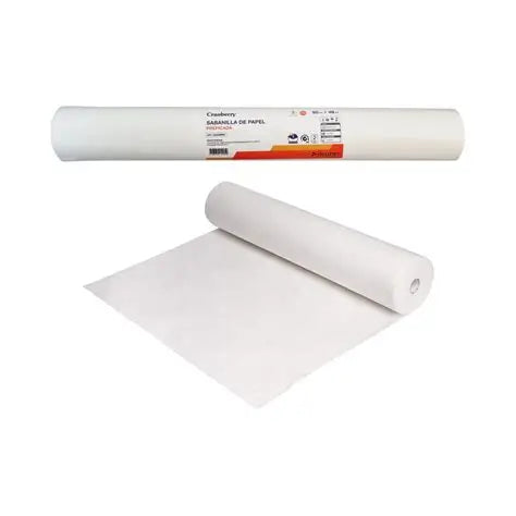 reutter Sabanilla desechable para camilla Sabanilla Desechable de Papel para Camilla 50 cm x 48 m – Rollo Clínico Cranberry