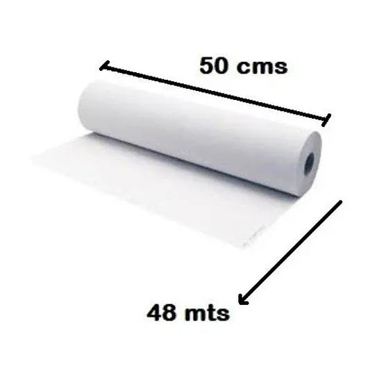 reutter Sabanilla desechable para camilla Sabanilla Desechable de Papel para Camilla 50 cm x 48 m – Rollo Clínico Cranberry