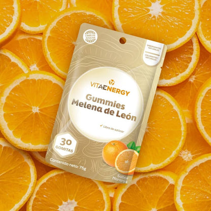 VitaEnergy Suplemento Frasco 90 gomitas Gummies Melena de León 90 Unidades  VitaEnergy – FASMED.cl